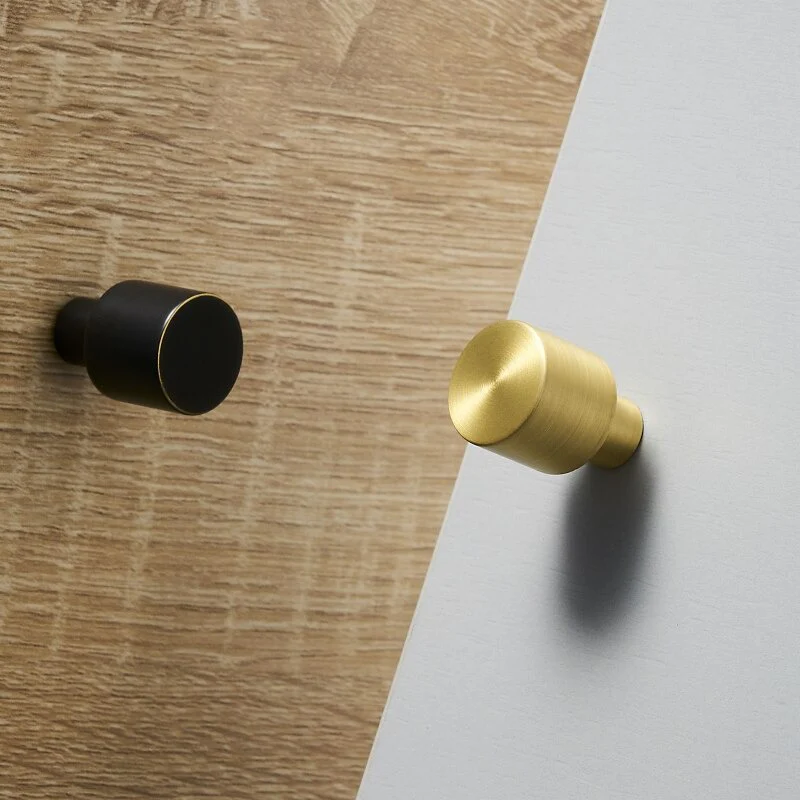 Dylan Solid Brass Knob | Black - Image 3