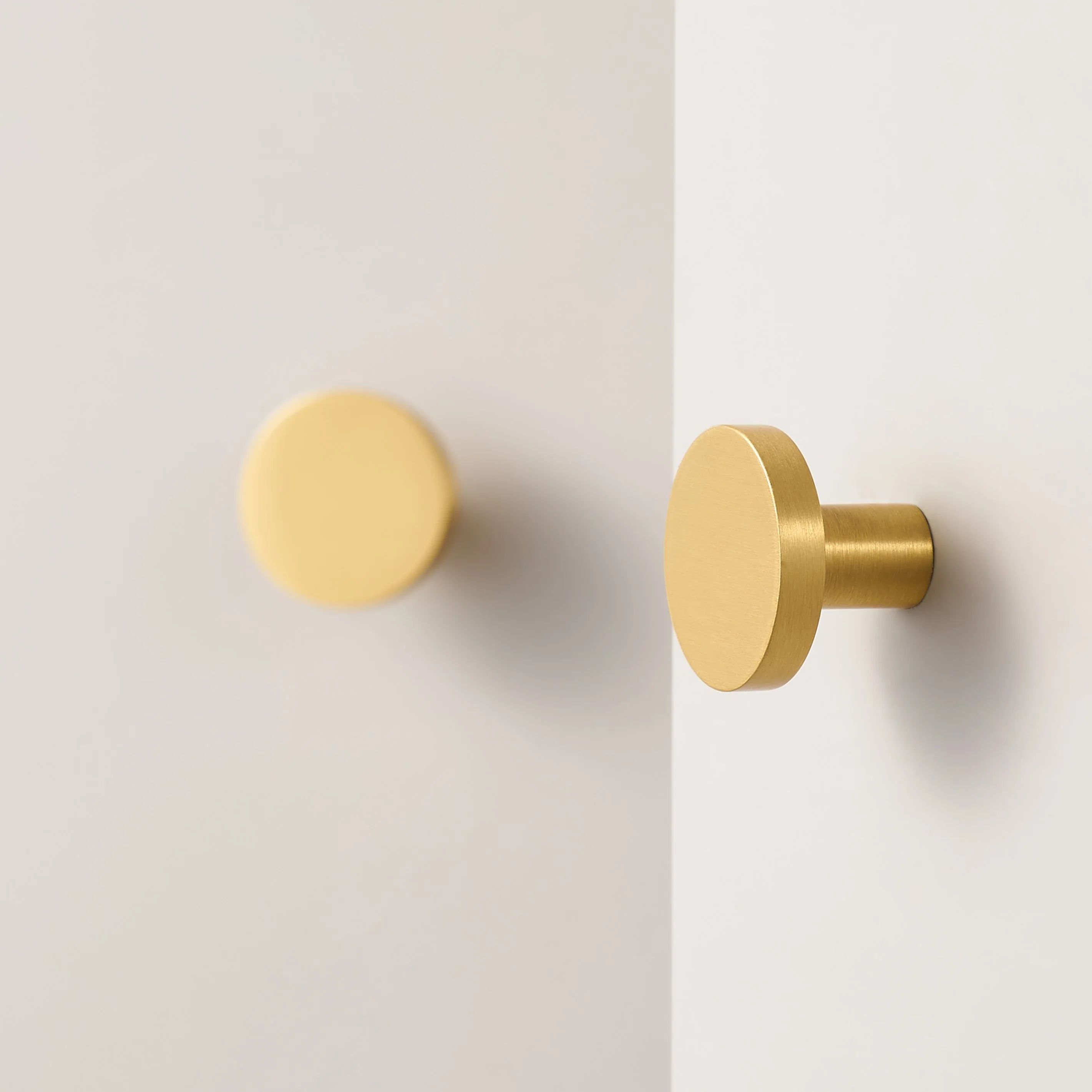 Nova Solid Brass Knob | Satin Brass - Image 3