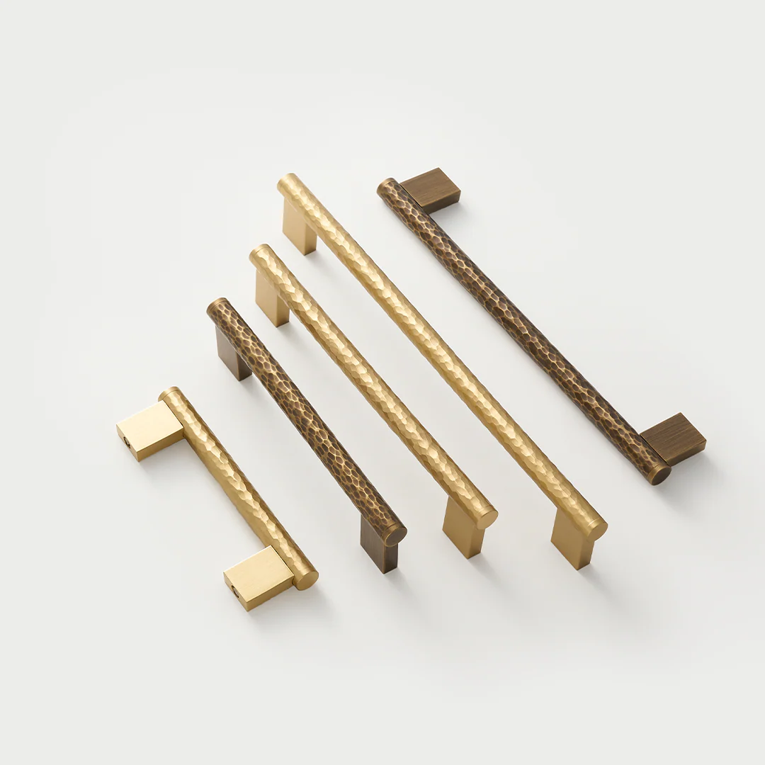 Otto Solid Brass Hammered Handle | Bronze - Image 4