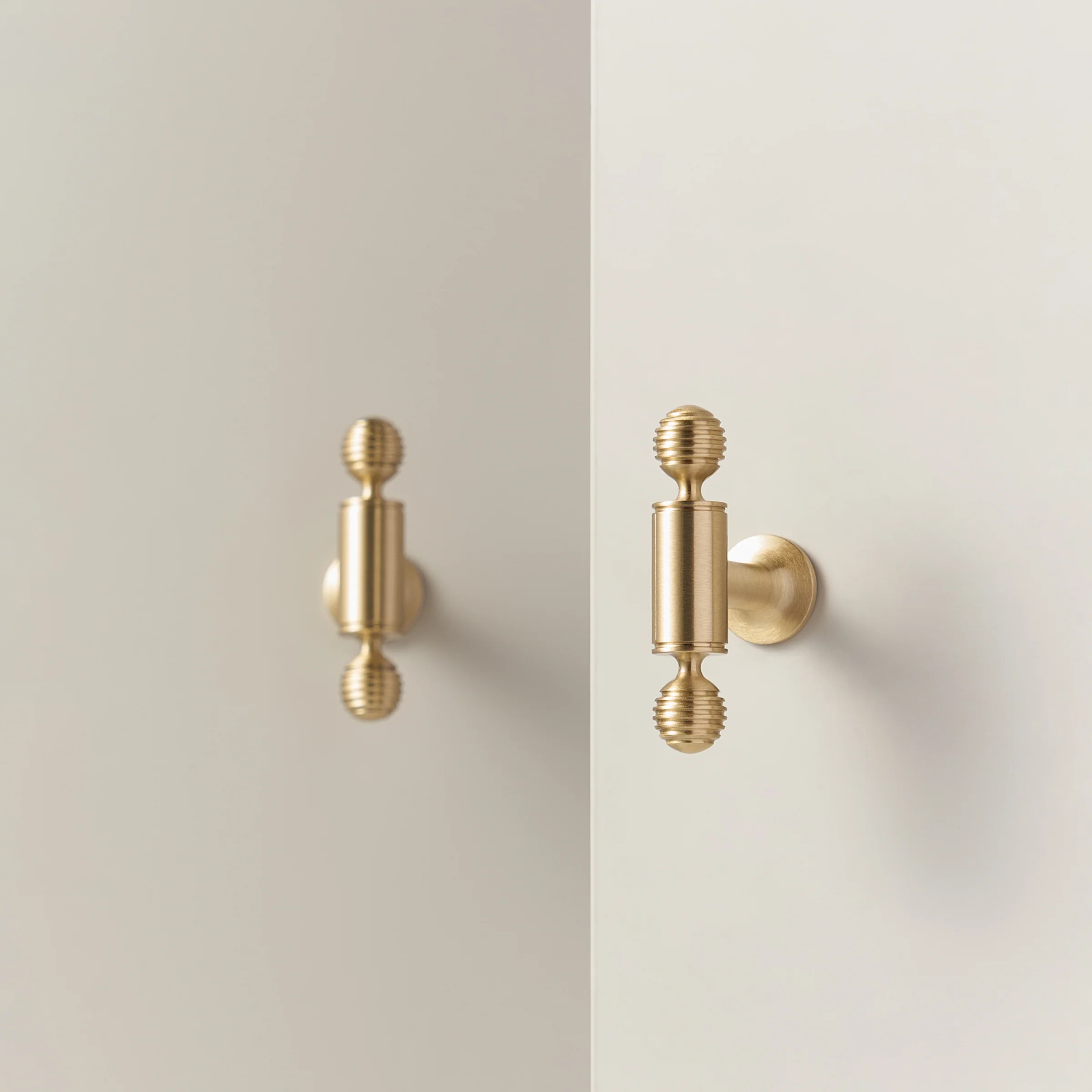 Renzo Solid Brass Handle | Satin Brass - Image 3